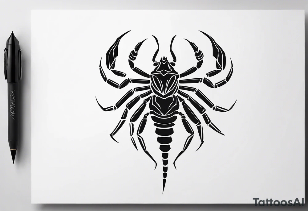 scorpion tattoo idea