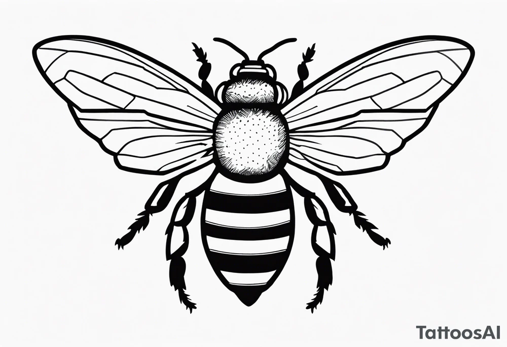 bumble bee tattoo idea