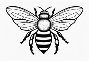 bumble bee tattoo idea