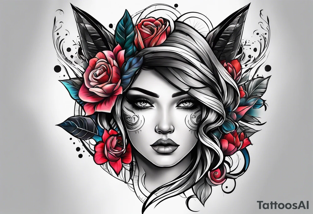black nazi tattoo idea
