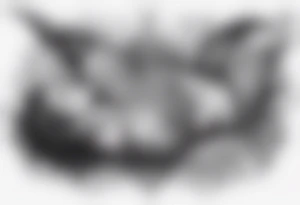 Satan laying down on his back tattoo idea