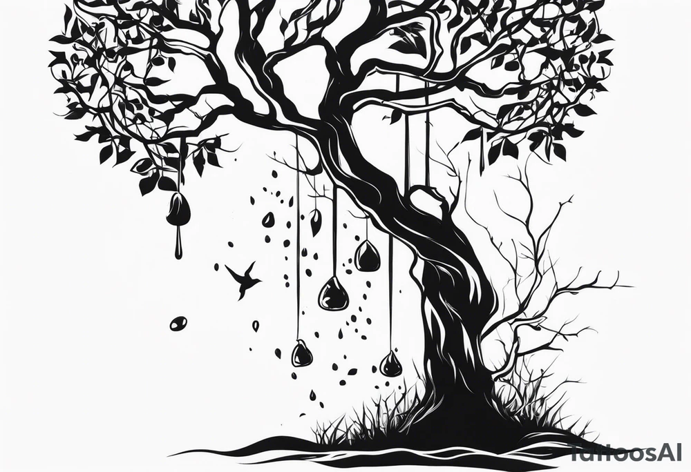 A poison tree tattoo idea