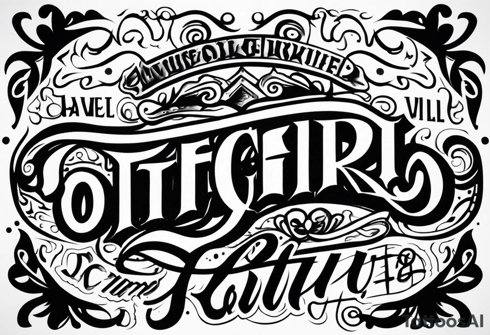 Officer Big Dick tattoo idea
