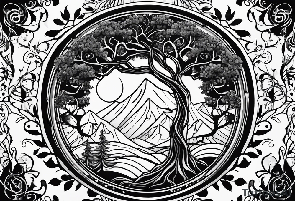 yggdrasil tattoo idea