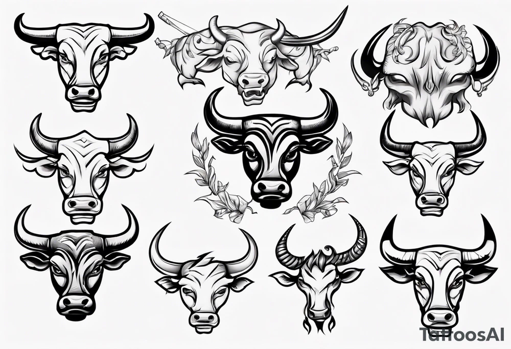 bull tattoo idea