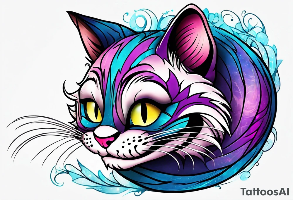 Disney Cheshire cat tattoo idea