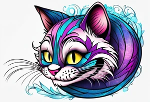 Disney Cheshire cat tattoo idea