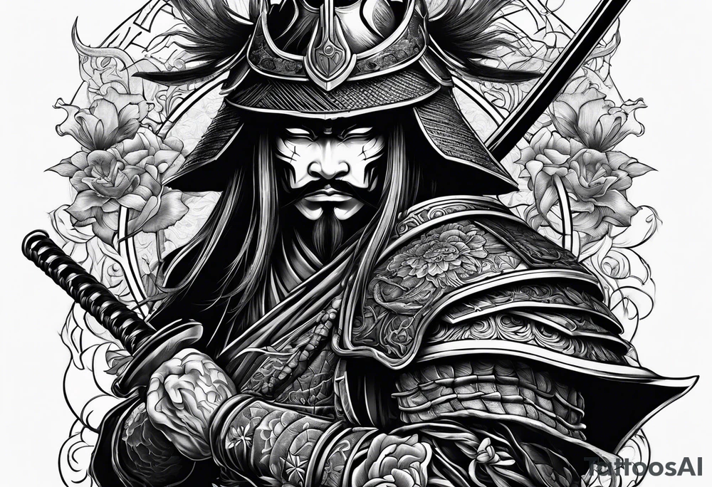 Death samurai tattoo idea