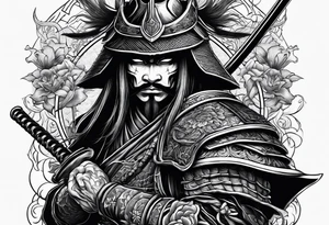 Death samurai tattoo idea
