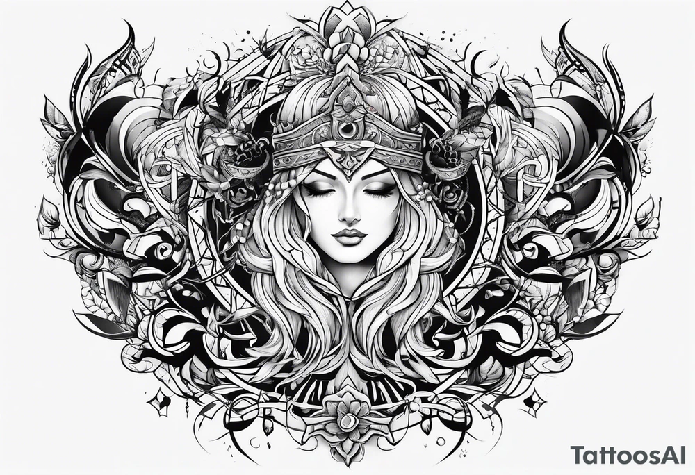 sigilism design tattoo idea