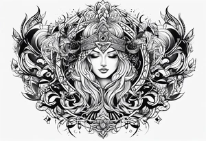 sigilism design tattoo idea