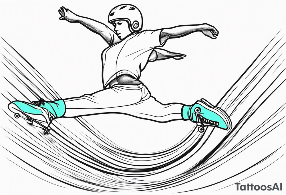 figureskater tattoo idea