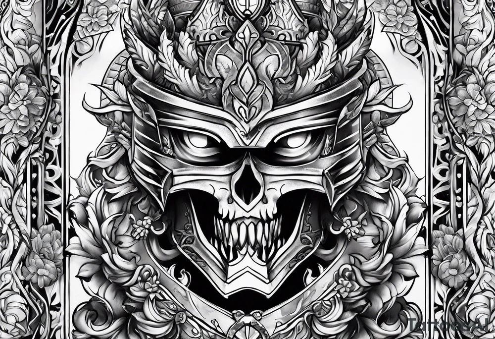 greaves armor tattoo idea