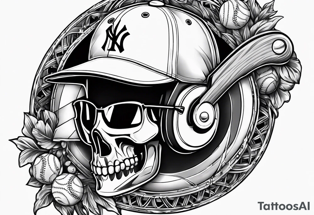 Baseball Fan tattoo idea