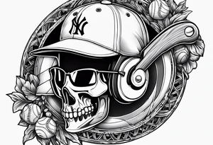 Baseball Fan tattoo idea