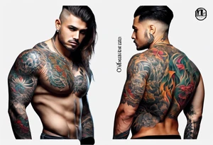 extreme joint pain breaking through skin on arm tattoo idea