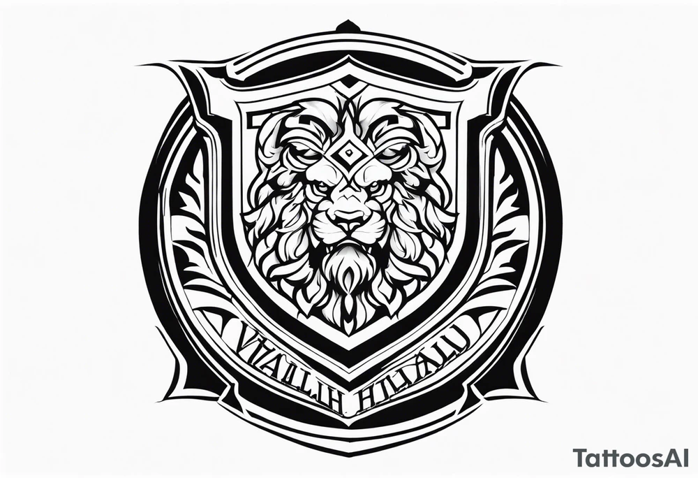 Valhalla shield tattoo idea