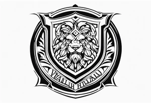 Valhalla shield tattoo idea