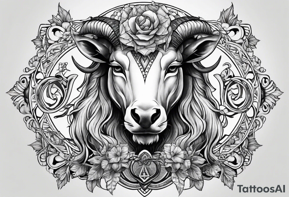 Capricorn tattoo idea