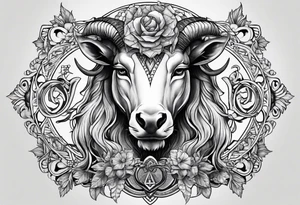 Capricorn tattoo idea