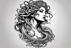 Medusa whole body tattoo idea