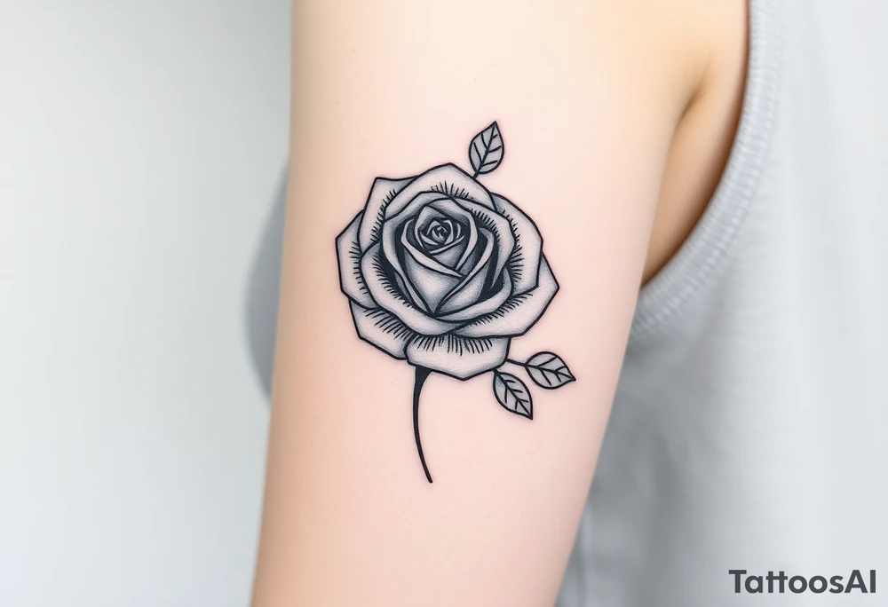rose tattoo idea