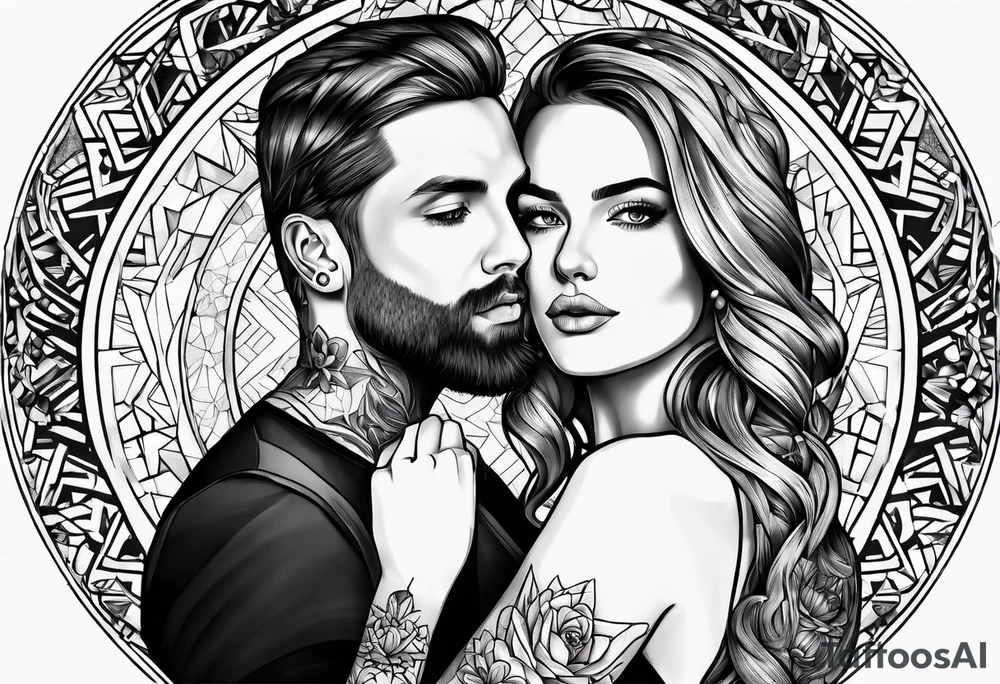 Names Luke & Emily tattoo idea