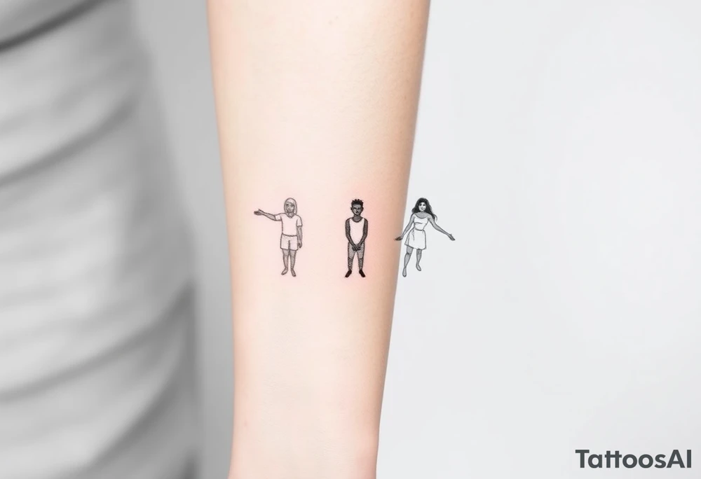 music group Outkast simple tattoos tattoo idea