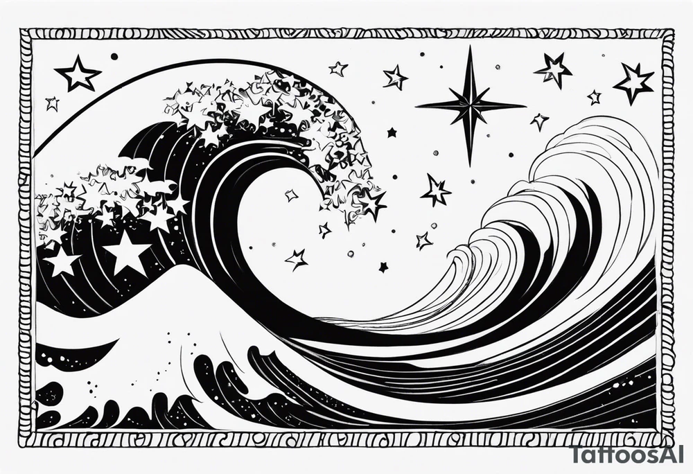 Imagination, stars, healing, Universe, infinity, soul, 2012, tidal wave tattoo idea