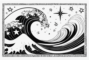 Imagination, stars, healing, Universe, infinity, soul, 2012, tidal wave tattoo idea