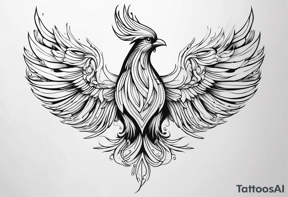 phoenix tattoo idea