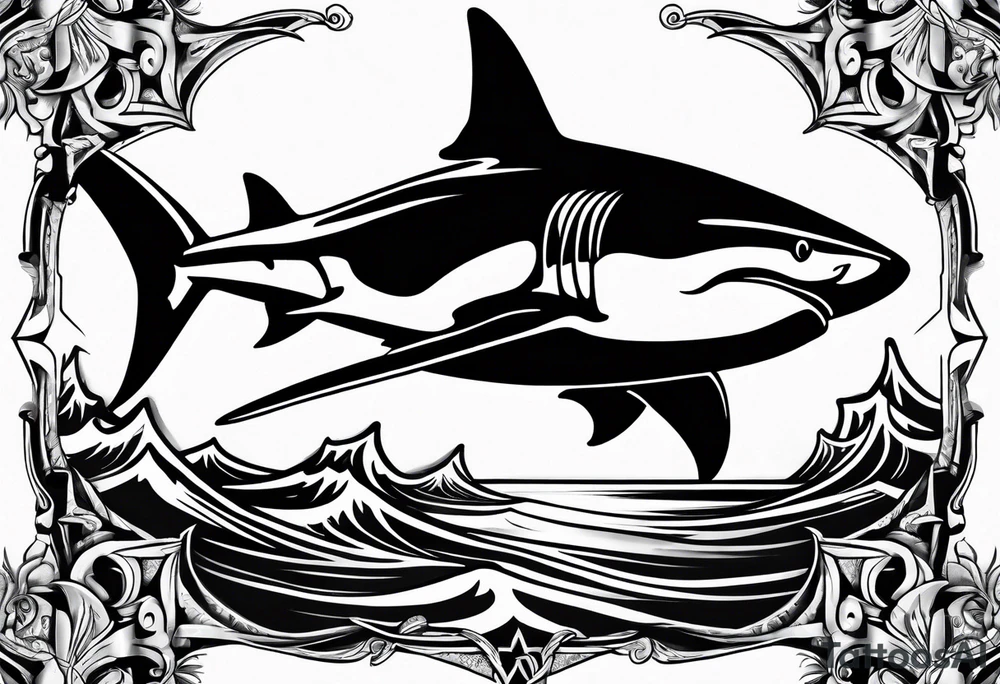 Shark tattoo idea