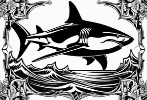 Shark tattoo idea