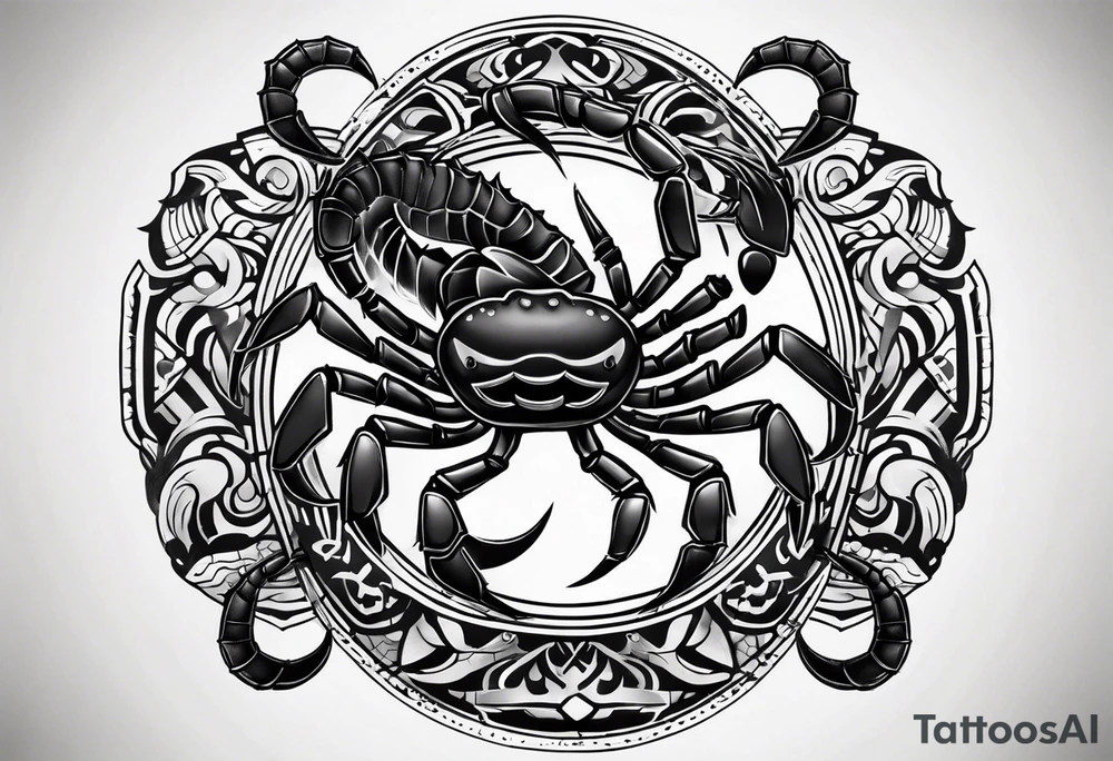 scorpion tattoo idea