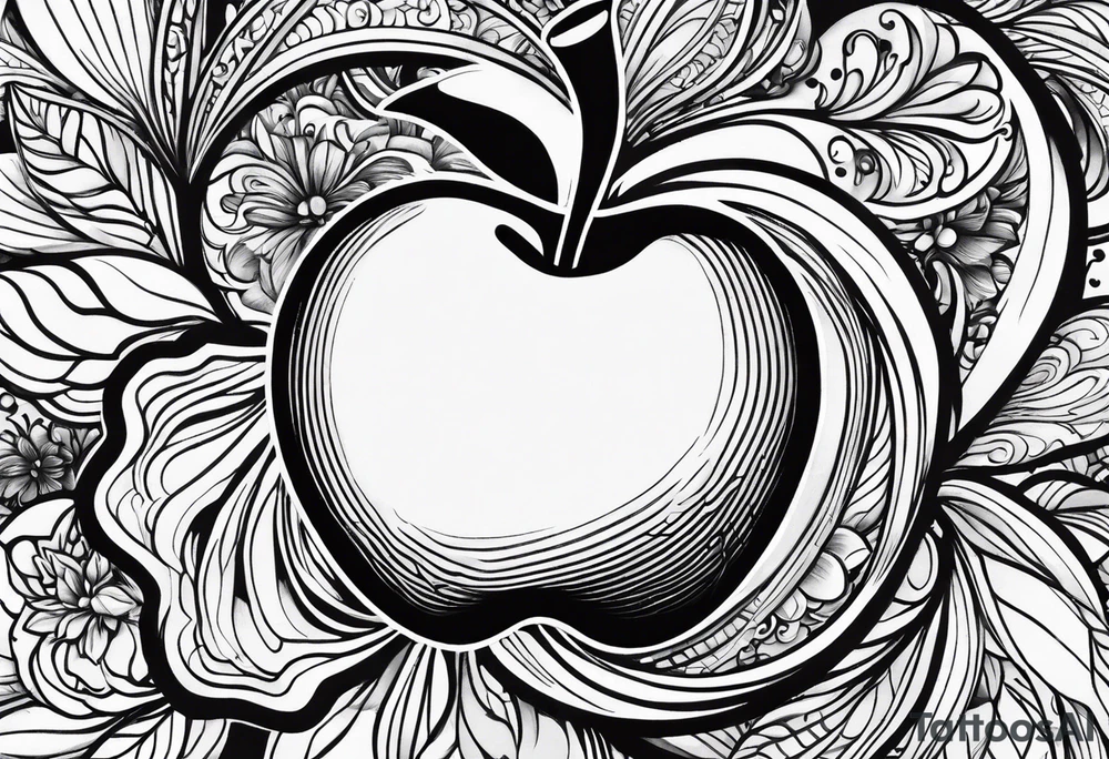 Apple, “Apple of my eye”, dad, bicep, feminine tattoo idea