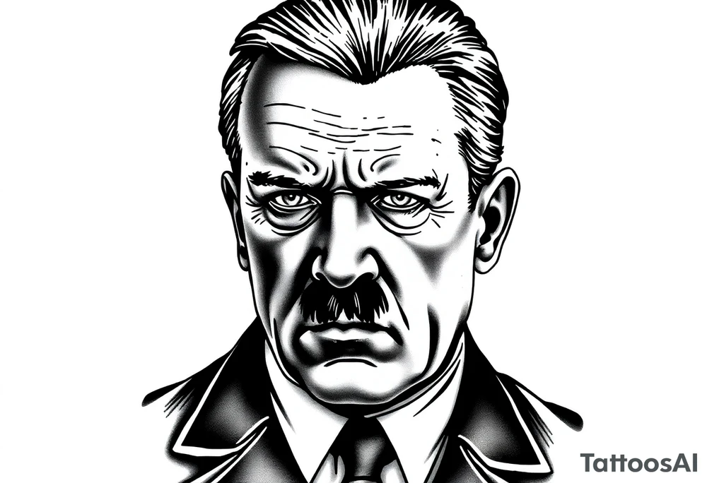 adolf hitler tattoo idea