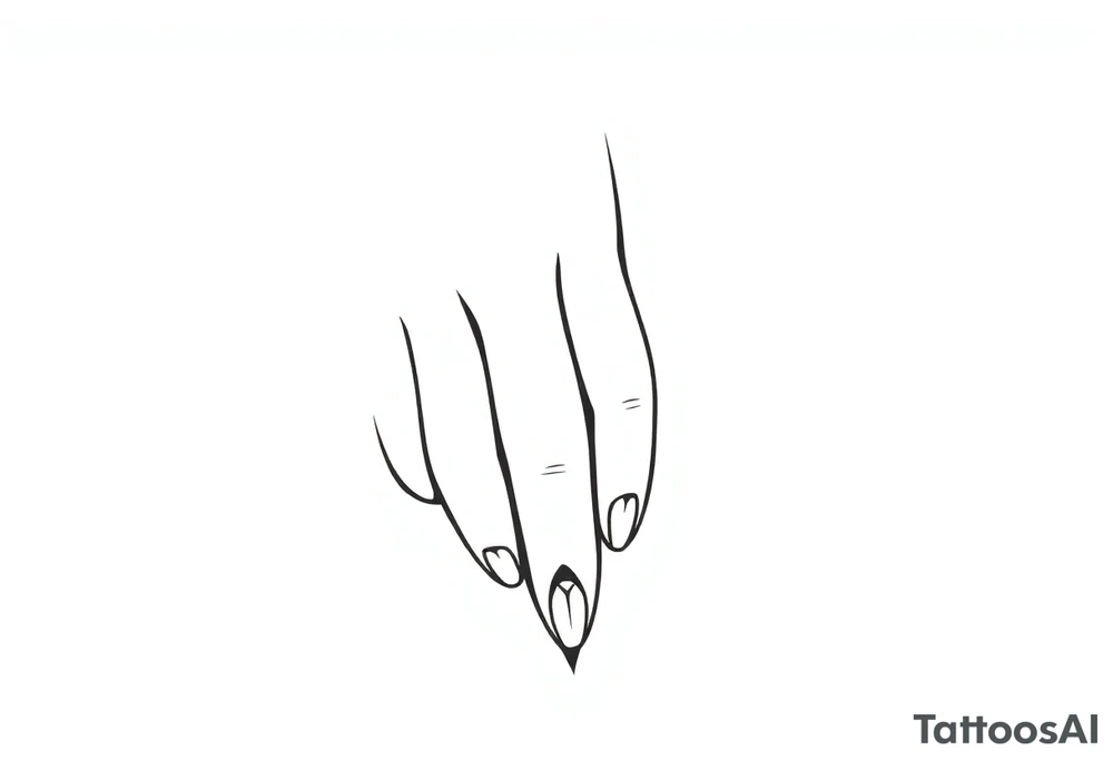 finger tattoo on the finger tattoo idea
