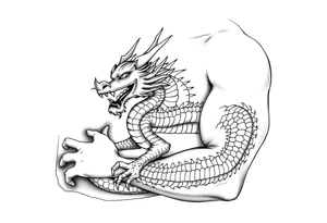 dragon tattoo idea