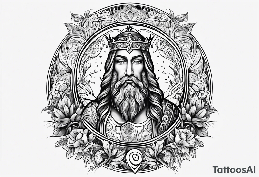 The symbol of Matthias in the bible tattoo idea