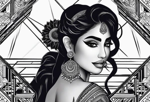 Merged name for Gautam Poorva Garv tattoo idea