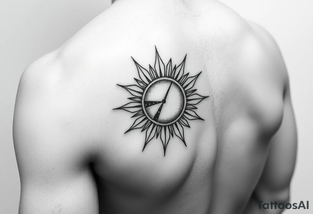 Left arm sleeve.  I already have a sun made out of stone on my deltoid. tattoo idea