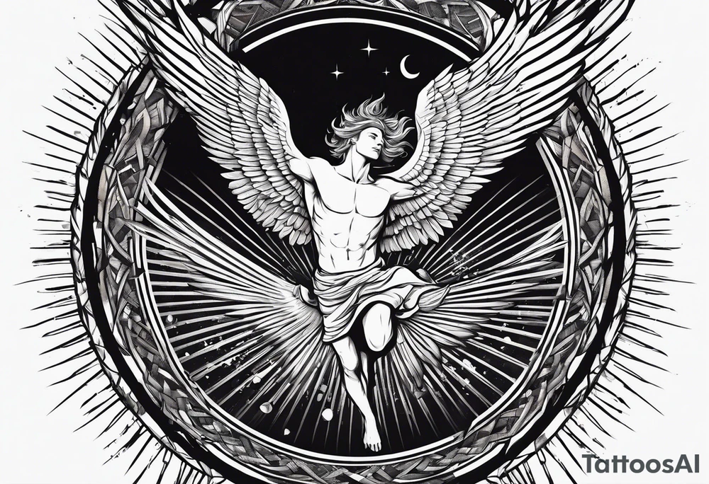 Icarus falling from flying too close to the sun tattoo idea Icarus falling from flying too close to the sun tattoo idea