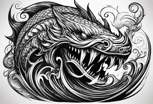 Evil leviathan tattoo idea
