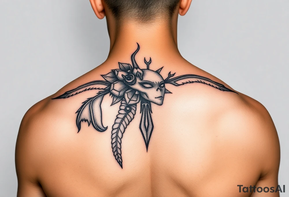 Tori with designs tattoo idea