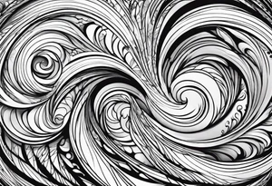 Swirling whirling, sleeve tattoo idea