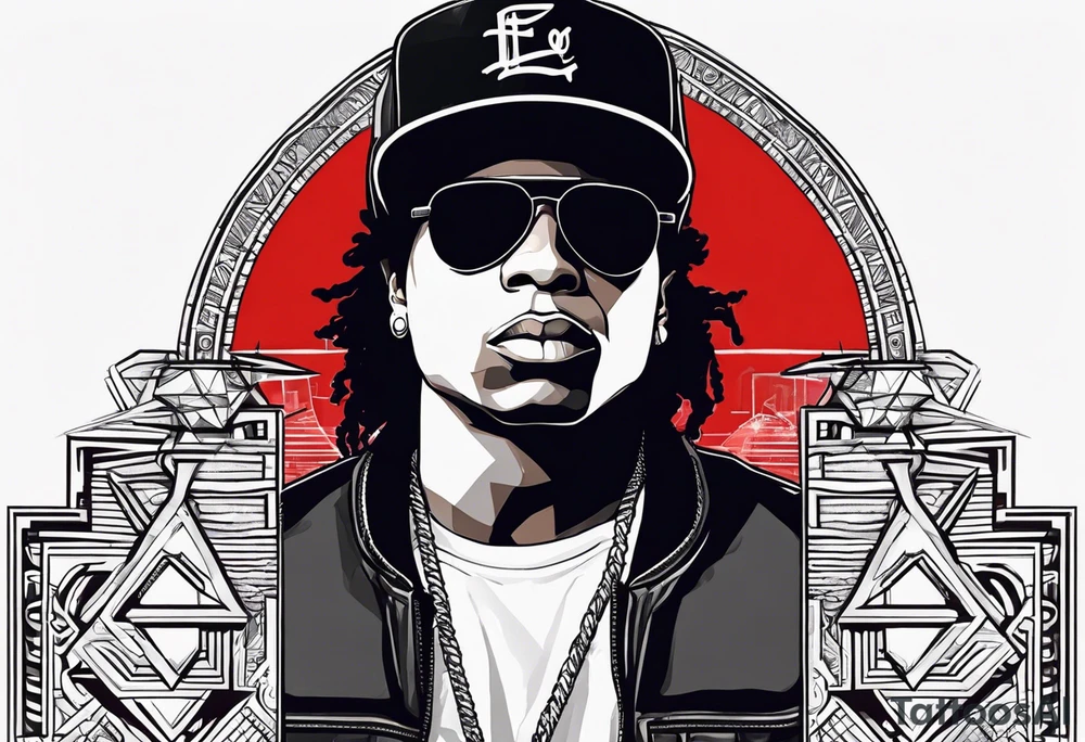eazy E red tattoo idea