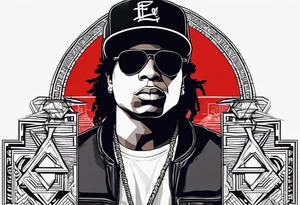 eazy E red tattoo idea