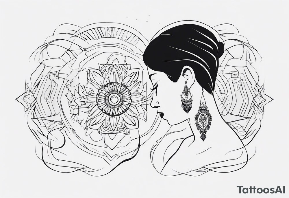Deafness people tattoo idea