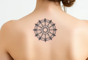 Natal birthchart tattoo idea