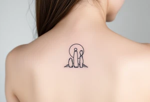 Ring of standing stones tattoo idea